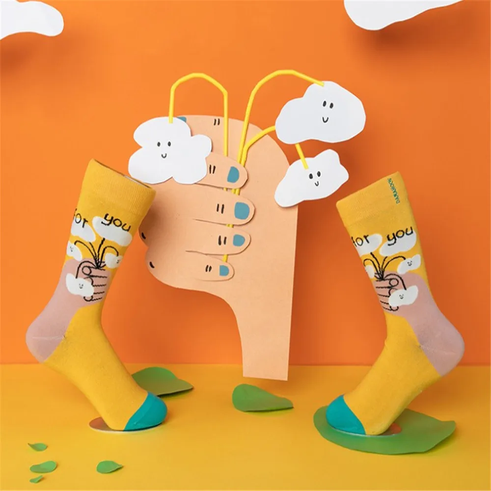Gesture Series Original Innovation Cartoon Cute Personality Cotton Socks Autumn And Winter Socks Female Couple
Gesture Series Original Innovation Cartoon Cute Personality Cotton Socks Autumn And Winter Socks Female Couple