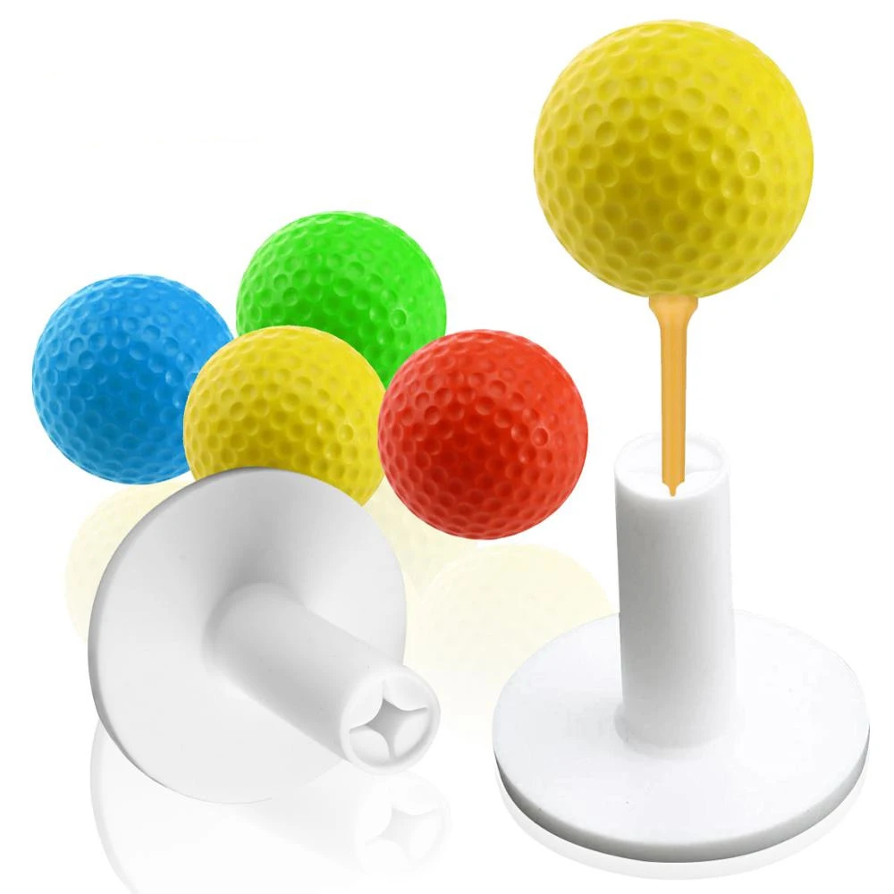 5Pcs Rubber Golf Tee for Golf Driving Range T-ball Practice Tool White 38mm Durable Golfer Accessories
5Pcs Rubber Golf Tee for Golf Driving Range T-ball Practice Tool White 38mm Durable Golfer Accessories
