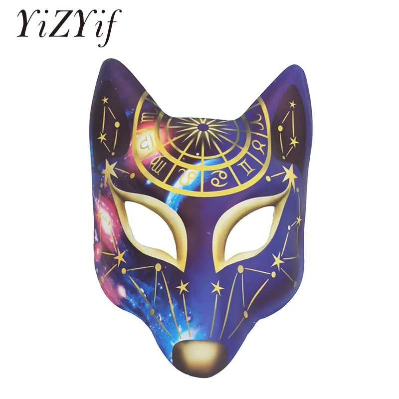 New Japanese Fox Mask Cosplay Props Full Face PU Fox Mask Adults Kids Japanese Kabuki Masquerade Halloween mask Accessories
New Japanese Fox Mask Cosplay Props Full Face PU Fox Mask Adults Kids Japanese Kabuki Masquerade Halloween mask Accessories