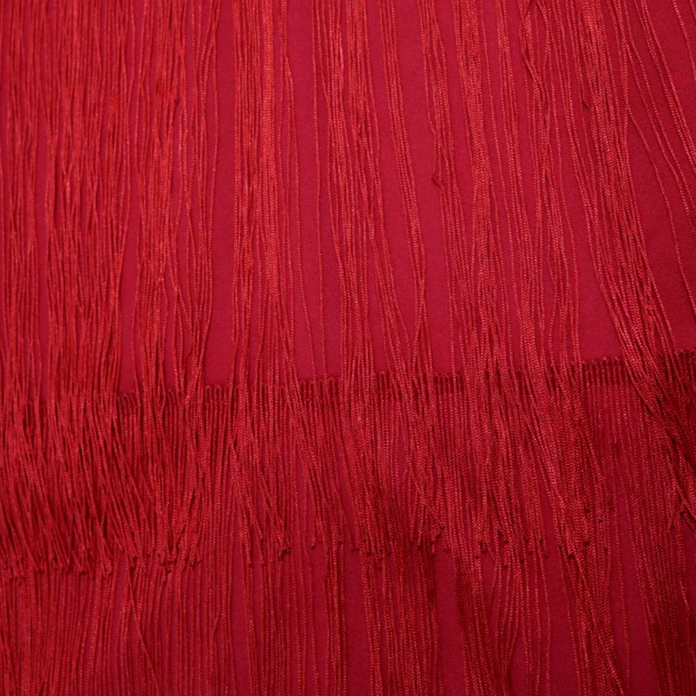 Deep V Neck Sexy Clubwear Party Dress Women Summer Sleeveless High Waist Tassel Party Dress Red Long Dresses
Deep V Neck Sexy Clubwear Party Dress Women Summer Sleeveless High Waist Tassel Party Dress Red Long Dresses