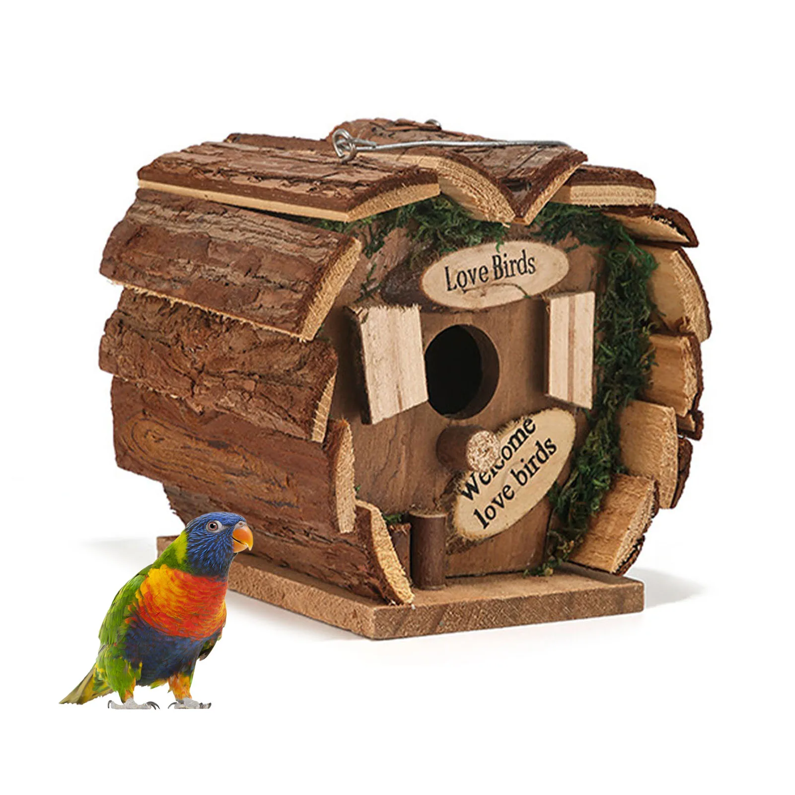 2021 New Wooden Birdhouse Garden Gifts Courtyard Wooden Bird House Nesting Box Hanging Bird Nests Home Garden Decoration Wooden
2021 New Wooden Birdhouse Garden Gifts Courtyard Wooden Bird House Nesting Box Hanging Bird Nests Home Garden Decoration Wooden