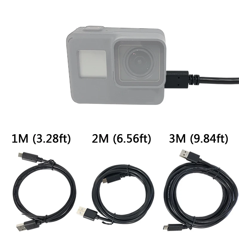 for Gopro Hero 9/8/7/6/5 Charging USB Hero5 Session Cable type-c Sync Data USB Cable Go Pro 2018 Action Sport Camera Accessories
for Gopro Hero 9/8/7/6/5 Charging USB Hero5 Session Cable type-c Sync Data USB Cable Go Pro 2018 Action Sport Camera Accessories