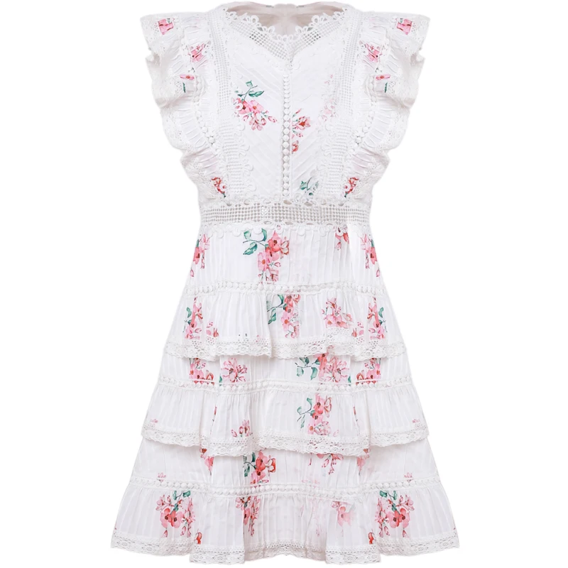 YAMDI print sleeveless summer dress Floral print Embroidered Lace ruffles shoulder Mini women dress elegant chic female party
YAMDI print sleeveless summer dress Floral print Embroidered Lace ruffles shoulder Mini women dress elegant chic female party