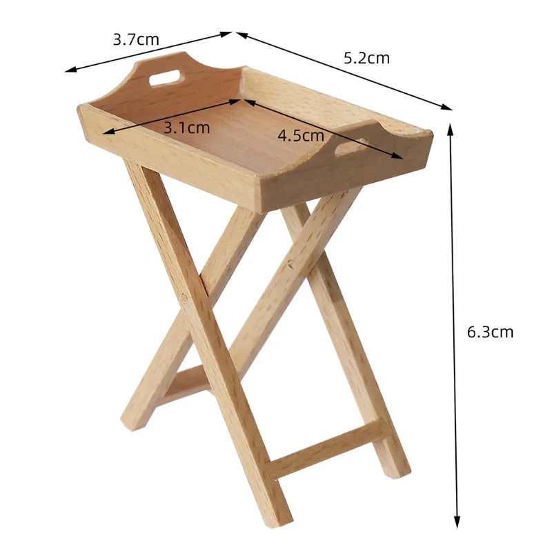 1:12 Dollhouse Accessories Mini Tea Table Miniature Simulation Furniture Desk Model Kids Pretend Play Toy
1:12 Dollhouse Accessories Mini Tea Table Miniature Simulation Furniture Desk Model Kids Pretend Play Toy