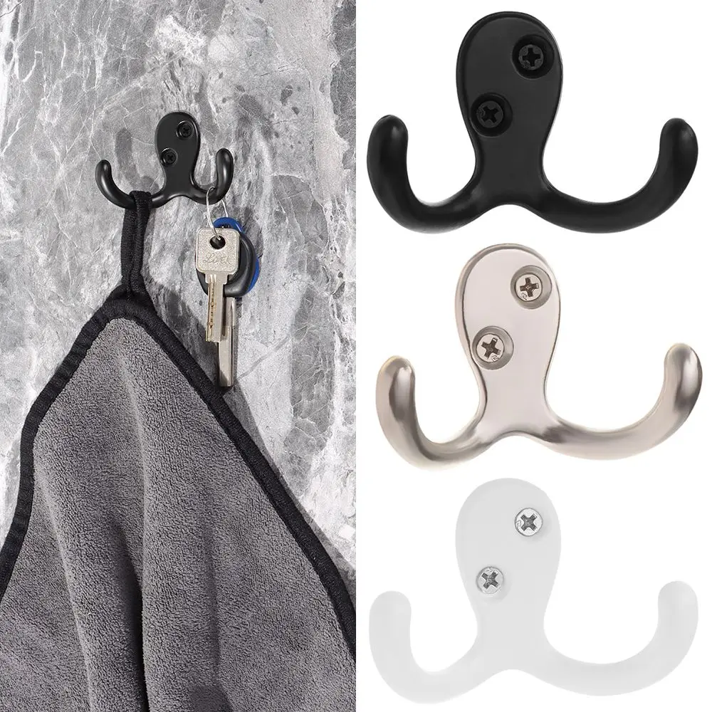 Bathroom Bedroom Double Prong Towel Hooks Kitchen Chrome Heavy Duty Wall Hook Coats Hats Keys Clothes Hanger
Bathroom Bedroom Double Prong Towel Hooks Kitchen Chrome Heavy Duty Wall Hook Coats Hats Keys Clothes Hanger