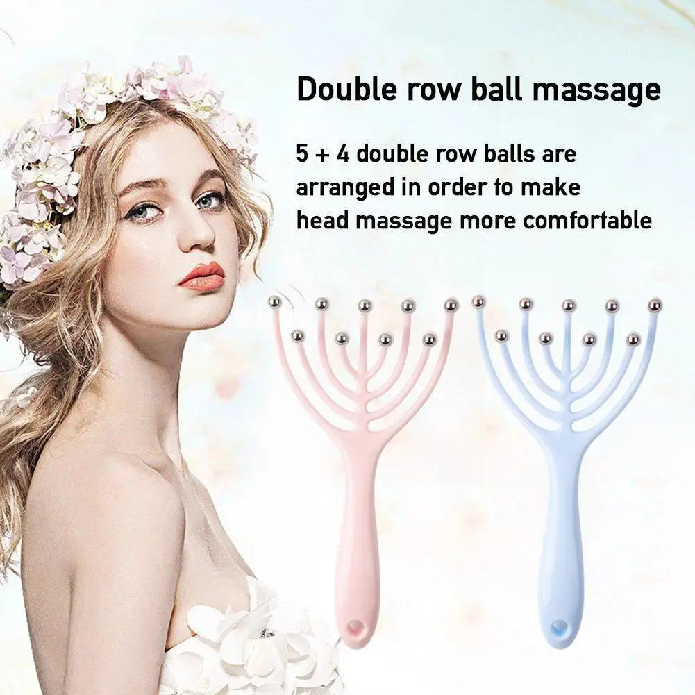 Nine Claw Massager Heads Massage Decompression Artifact Stimulate Relax Scalp Relief Circulate Pain Massage Blood Instrument F1D
Nine Claw Massager Heads Massage Decompression Artifact Stimulate Relax Scalp Relief Circulate Pain Massage Blood Instrument F1D