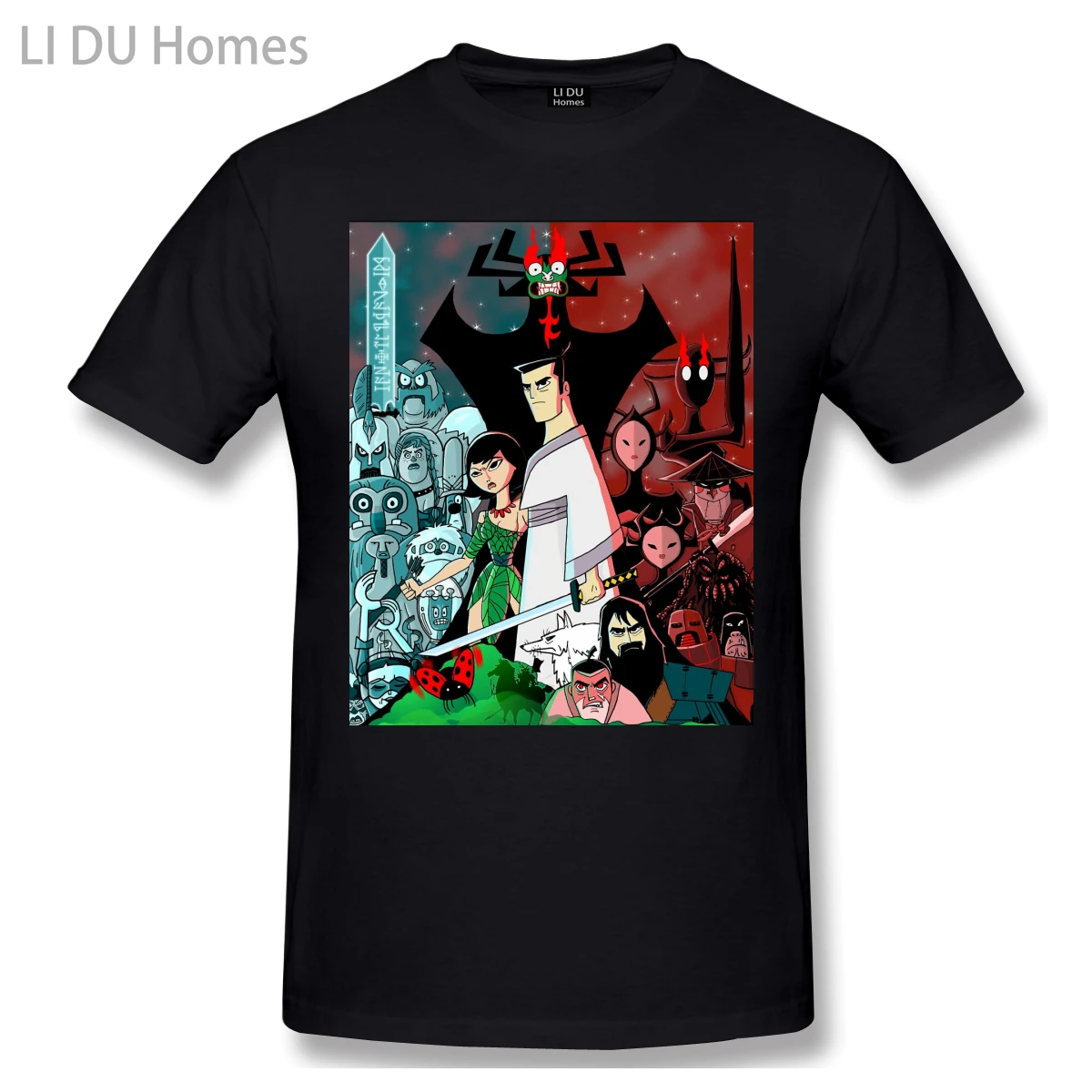 LIDU T-Shirt for Men Samurai's Finale 100% Cotton Samurai Jack T Shirt Funny Plus Size Clothes
LIDU T-Shirt for Men Samurai's Finale 100% Cotton Samurai Jack T Shirt Funny Plus Size Clothes