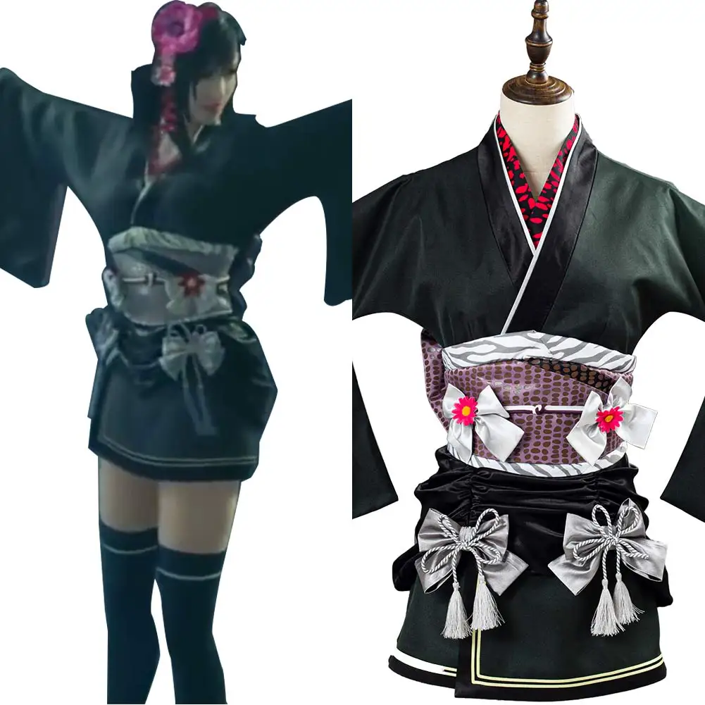 Anime Final Fantasy VII 7 Remake Tifa Lockhart Cosplay Costume Kimono Halloween Party Dress For Women Custom Made
Anime Final Fantasy VII 7 Remake Tifa Lockhart Cosplay Costume Kimono Halloween Party Dress For Women Custom Made