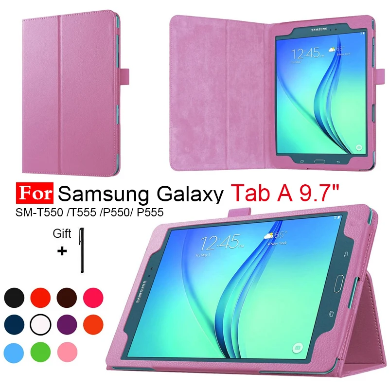 For Samsung Galaxy Tab A 9.7 T550 T555 PU leather Stand Case cover For Galaxy Tab A 9.7 tablet protector shell+pen
For Samsung Galaxy Tab A 9.7 T550 T555 PU leather Stand Case cover For Galaxy Tab A 9.7 tablet protector shell+pen
