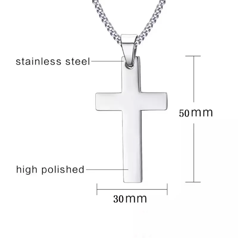 2021 Fashion New Classic Cross Necklace For Men And Women Stainless Steel Chain Pendant Necklace Men And Women Jewelry Gifts
2021 Fashion New Classic Cross Necklace For Men And Women Stainless Steel Chain Pendant Necklace Men And Women Jewelry Gifts