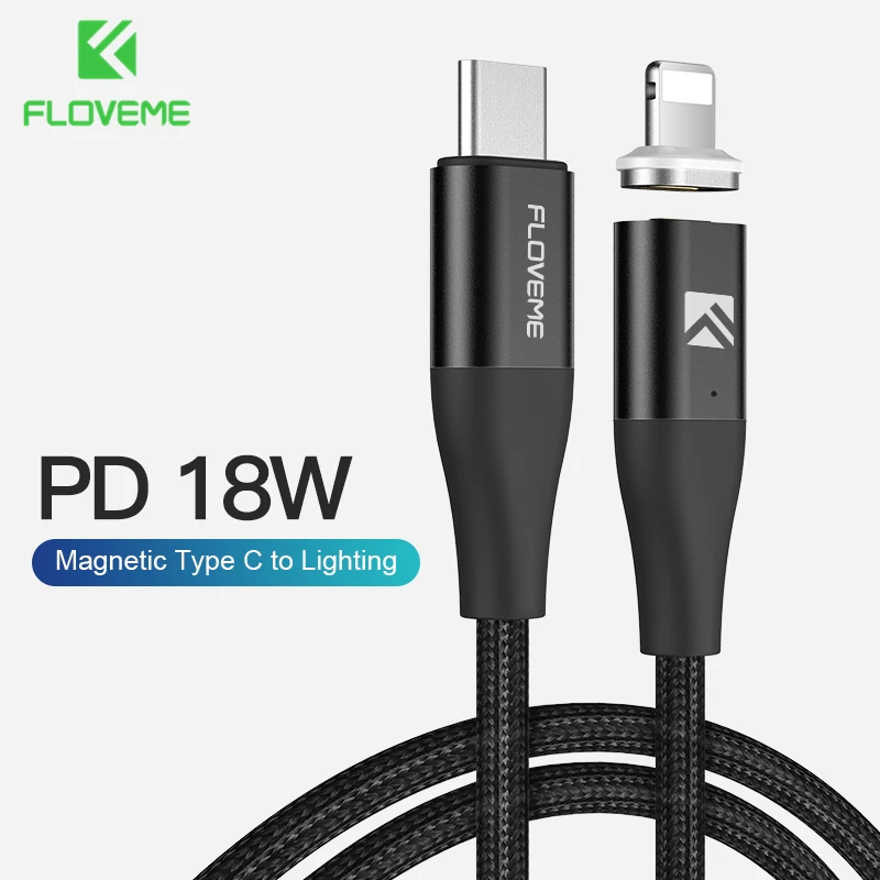 PD 3.0 Cable 18W Type C To Lighting For iPhone Cable QC 3.0 Fast Charger Magnetic Cable Magnet USB Typc C Charging Wire
PD 3.0 Cable 18W Type C To Lighting For iPhone Cable QC 3.0 Fast Charger Magnetic Cable Magnet USB Typc C Charging Wire