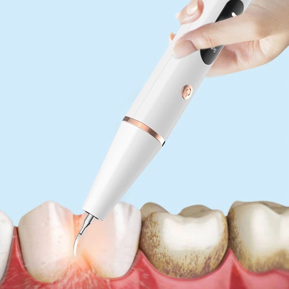 Electric Sonic Dental Calculus Scaler Oral Teeth Tartar Remover Plaque Stains Cleaner Removal Teeth Whitening Portable with LED
Electric Sonic Dental Calculus Scaler Oral Teeth Tartar Remover Plaque Stains Cleaner Removal Teeth Whitening Portable with LED