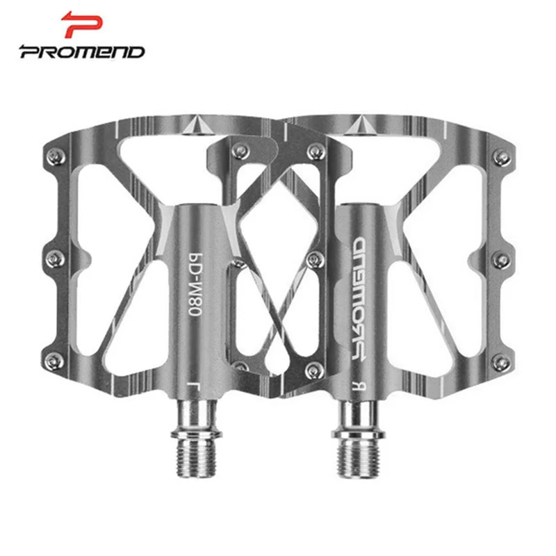 Promend MTB bike pedal CNC ultra-light aluminum non-slip 12 pins 3 bearings Big feet pedals Pedals vtt Mountain Bike Accessories
Promend MTB bike pedal CNC ultra-light aluminum non-slip 12 pins 3 bearings Big feet pedals Pedals vtt Mountain Bike Accessories