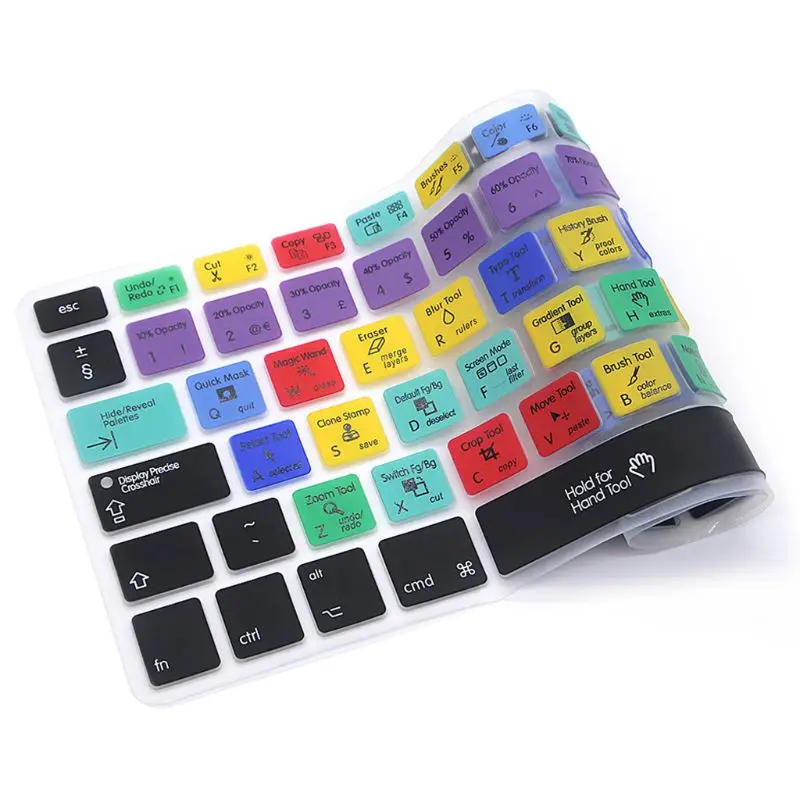 European Version Adobe Photoshop Shortcut Keys Keyboard Protector Keyboard Cover K3KB
European Version Adobe Photoshop Shortcut Keys Keyboard Protector Keyboard Cover K3KB
