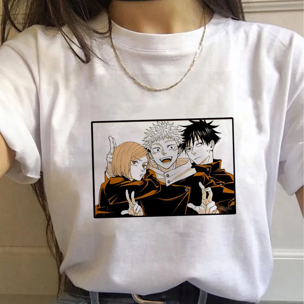 Anime Jujutsu Kaisen T Shirt Men Kawaii Cartoon Yuji Itadori Fushiguro Megumi Kugisaki Nobara Tees Summer Top T-shirt Male 
Anime Jujutsu Kaisen T Shirt Men Kawaii Cartoon Yuji Itadori Fushiguro Megumi Kugisaki Nobara Tees Summer Top T-shirt Male
