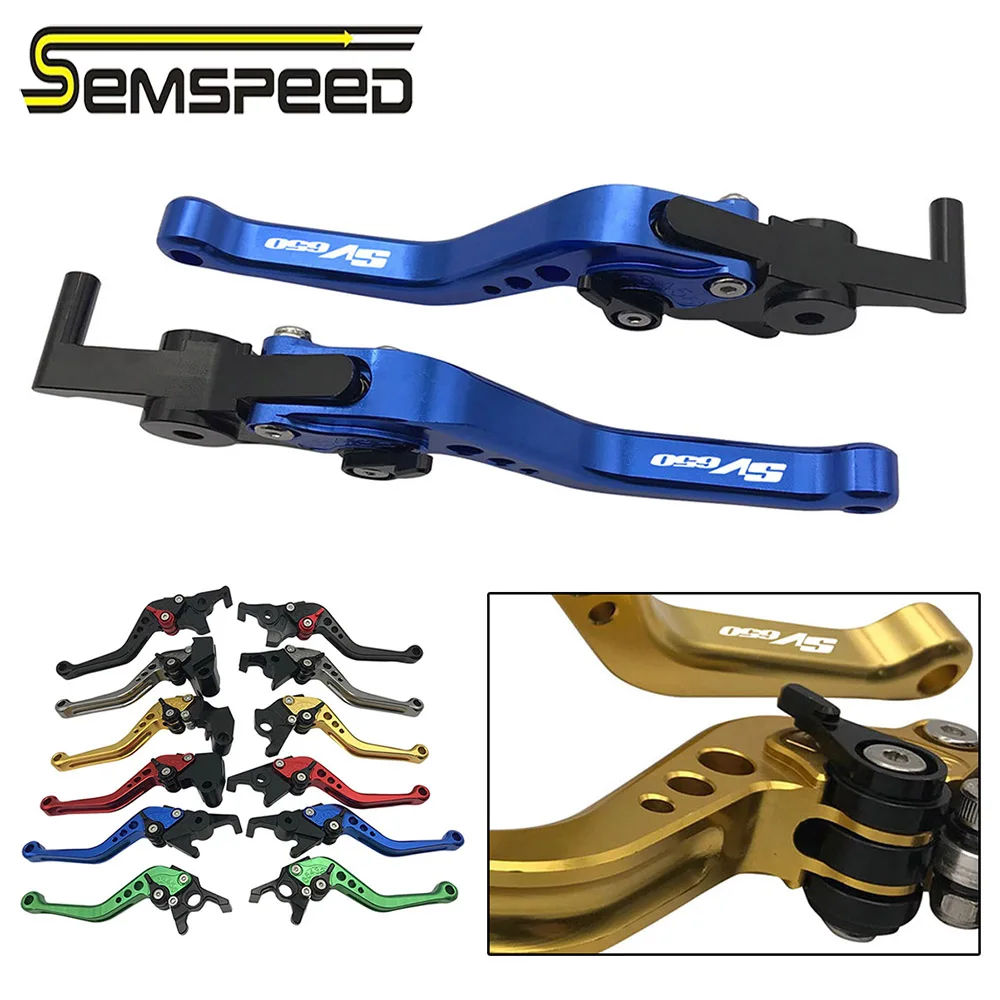 SEMSPEED Мотоцикл с ЧПУ Короткие сцепные рычаги для SUZUKI SV 650 S SV650 SV650S KATANA 1999 2009 2006 2008