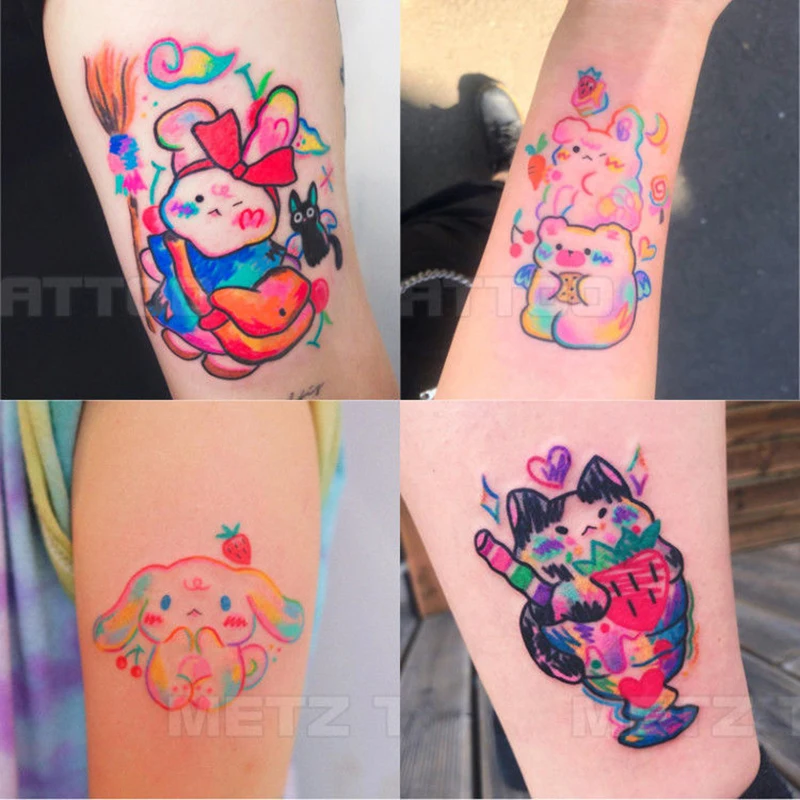 30Pcs Temporary Tattoo Sticker Waterproof Water Transfer Cute Graffiti Fake Tattoo Face Arm Sticker New Temporary Tattoo
30Pcs Temporary Tattoo Sticker Waterproof Water Transfer Cute Graffiti Fake Tattoo Face Arm Sticker New Temporary Tattoo