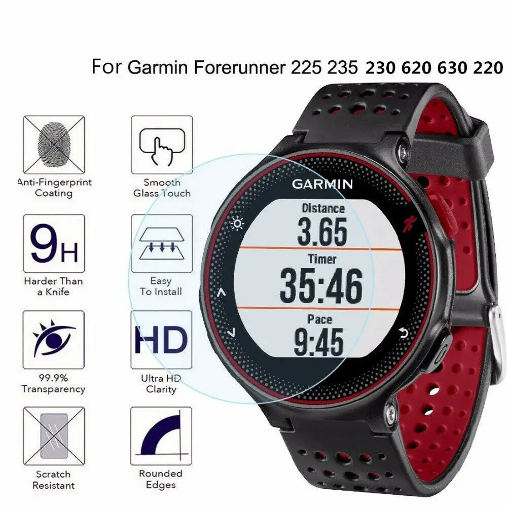 UGI Screen Protectors For Garmin Forerunner / 225 /220 /230/235/620 /630 Smartwatch Tempered Glass Protective Film Cover Clear
UGI Screen Protectors For Garmin Forerunner / 225 /220 /230/235/620 /630 Smartwatch Tempered Glass Protective Film Cover Clear