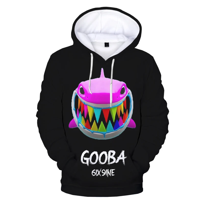 Новинка, толстовка 6ix9ine Gooba с 3D принтом, свитшоты, Лидер продаж, модный Повседневный пуловер в стиле хип-хоп, уличная одежда в стиле Харадзюку,...
Новинка, толстовка 6ix9ine Gooba с 3D принтом, свитшоты, Лидер продаж, модный Повседневный пуловер в стиле хип-хоп, уличная одежда в стиле Харадзюку,...