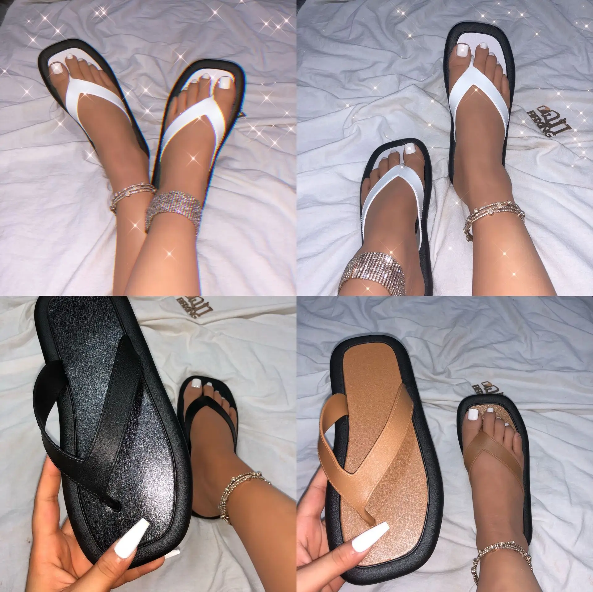 Summer Trend Flip Flops Thick Flat Platform Pu Leather Outdoor Beach Slides Elegant Ladies Slippers Wide Strap Cozy Whosale 2021
Summer Trend Flip Flops Thick Flat Platform Pu Leather Outdoor Beach Slides Elegant Ladies Slippers Wide Strap Cozy Whosale 2021