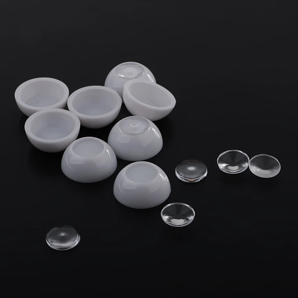 4 Pairs 16mm Acrylic Plastic Half Round Hollow BJD Doll Eyes with Separate 9mm Iris Dolls Dollfie DIY Making Accessories
4 Pairs 16mm Acrylic Plastic Half Round Hollow BJD Doll Eyes with Separate 9mm Iris Dolls Dollfie DIY Making Accessories