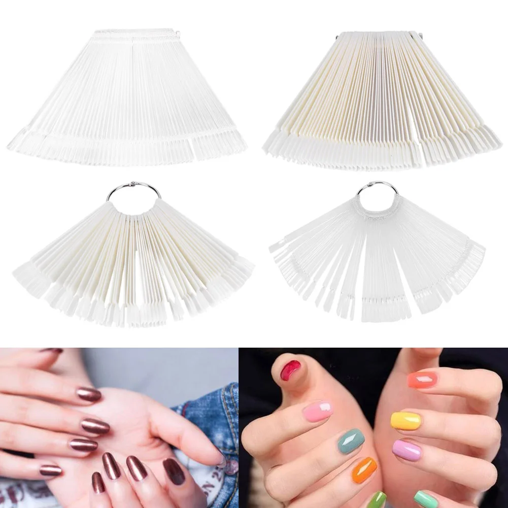 50pcs Nail Art False Tips Sticks Practice Display Fan Design Natural Color Acrylic UV False Nail Tips Manicure DIY False Nail
50pcs Nail Art False Tips Sticks Practice Display Fan Design Natural Color Acrylic UV False Nail Tips Manicure DIY False Nail