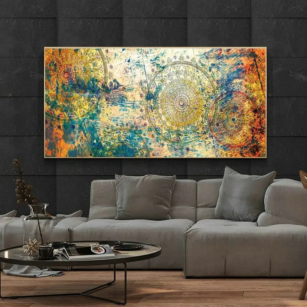 Mandala Colorful Vintage Art Painting Ancient Wall Art Home Decor Shape Poster
Mandala Colorful Vintage Art Painting Ancient Wall Art Home Decor Shape Poster