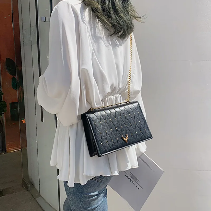 LIKETHIS Small Shoulder Bag for Women Pu Leather Crossbody Bags 2021 Fashion Female Casual Rivet Chains Messenger Bag Sac a Main
LIKETHIS Small Shoulder Bag for Women Pu Leather Crossbody Bags 2021 Fashion Female Casual Rivet Chains Messenger Bag Sac a Main