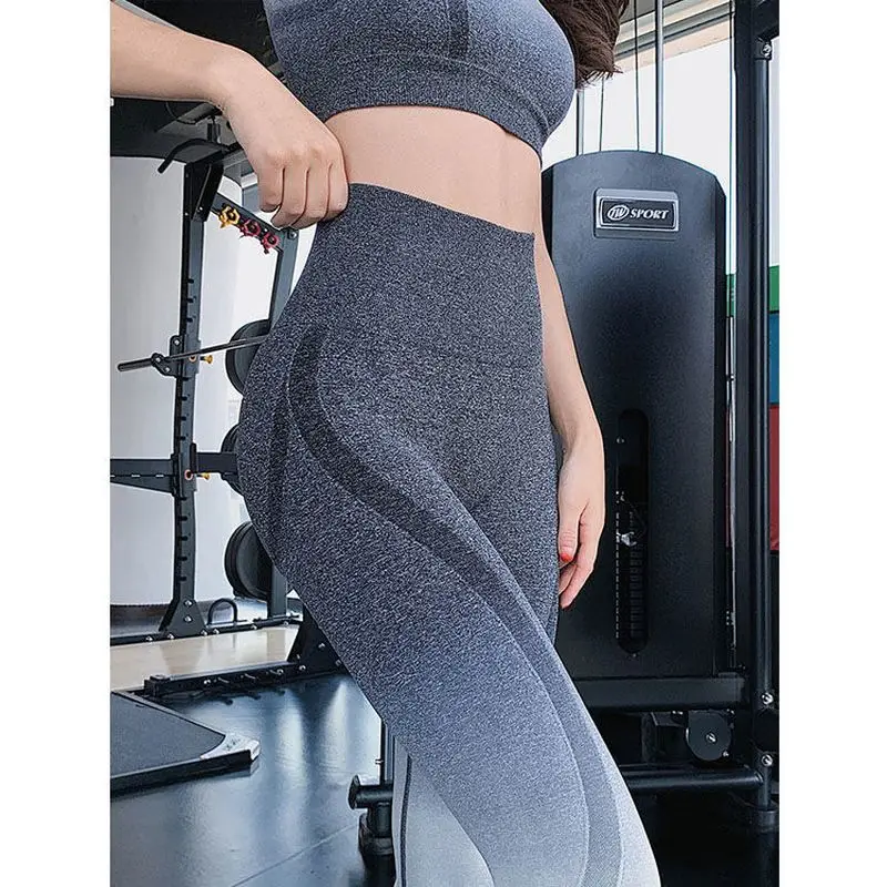 Women Leggings Gradient High Waist Hip-Lifting Quick Dry Breathable Running Stretch Tights Outer Wear Sport Fitness Yoga Pants
Women Leggings Gradient High Waist Hip-Lifting Quick Dry Breathable Running Stretch Tights Outer Wear Sport Fitness Yoga Pants