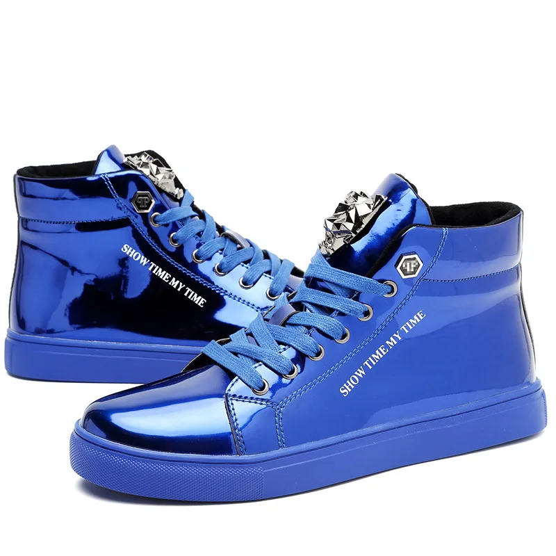 Original Men Fashion Shoes Black Silver Youth Casual Shoes for Men Patent Leather Mens Luxury Shoe Lacing Men Designer Sneakers
Original Men Fashion Shoes Black Silver Youth Casual Shoes for Men Patent Leather Mens Luxury Shoe Lacing Men Designer Sneakers