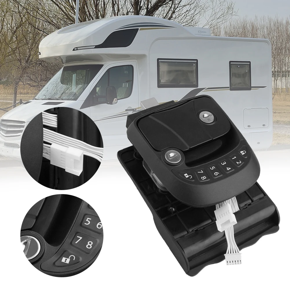 RV Door Lock RV Keyless Entry Door Lock Handle Latch With Keypad Card Wireless Remote Control For Trailer Caravan Truck New
RV Door Lock RV Keyless Entry Door Lock Handle Latch With Keypad Card Wireless Remote Control For Trailer Caravan Truck New