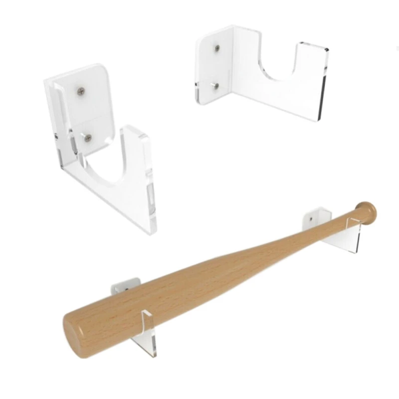 2pcs/set Storage Bracket Softball Home Wall Mounted Shelf Horizontal Display Accessories Acrylic Baseball Bat Holder Transparent
2pcs/set Storage Bracket Softball Home Wall Mounted Shelf Horizontal Display Accessories Acrylic Baseball Bat Holder Transparent