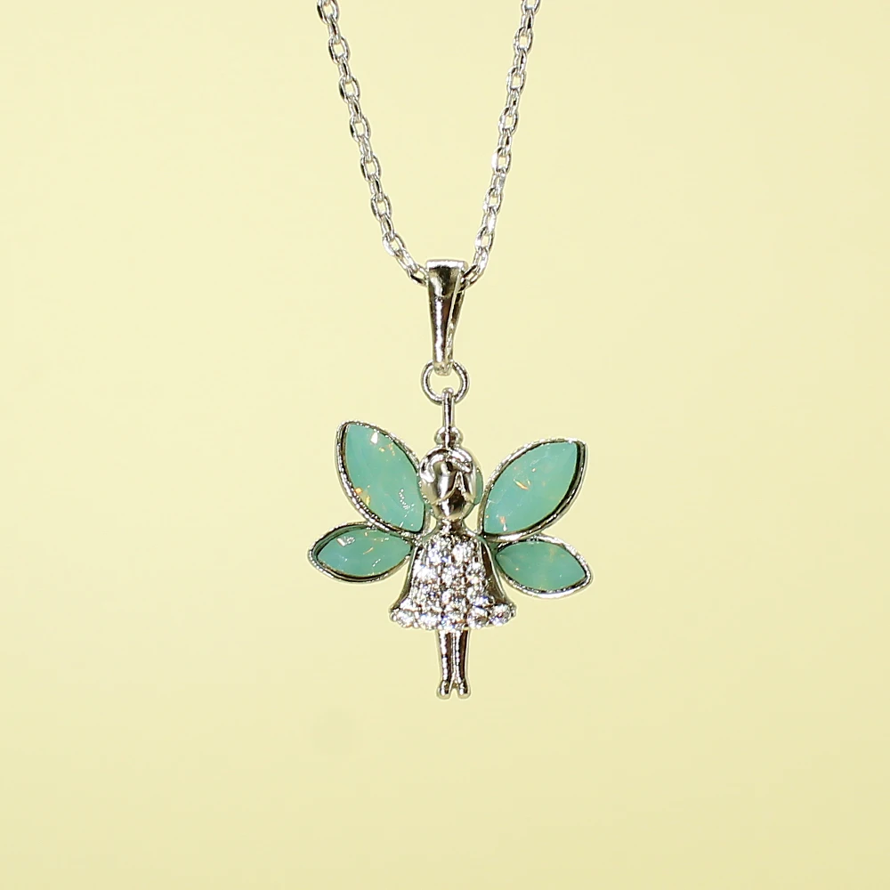 2021 Women Girls Fairy Necklace For Cute Crystal Zircon Pendant Necklaces Sweater Chain Choker Chunky Jewelry Gift
2021 Women Girls Fairy Necklace For Cute Crystal Zircon Pendant Necklaces Sweater Chain Choker Chunky Jewelry Gift
