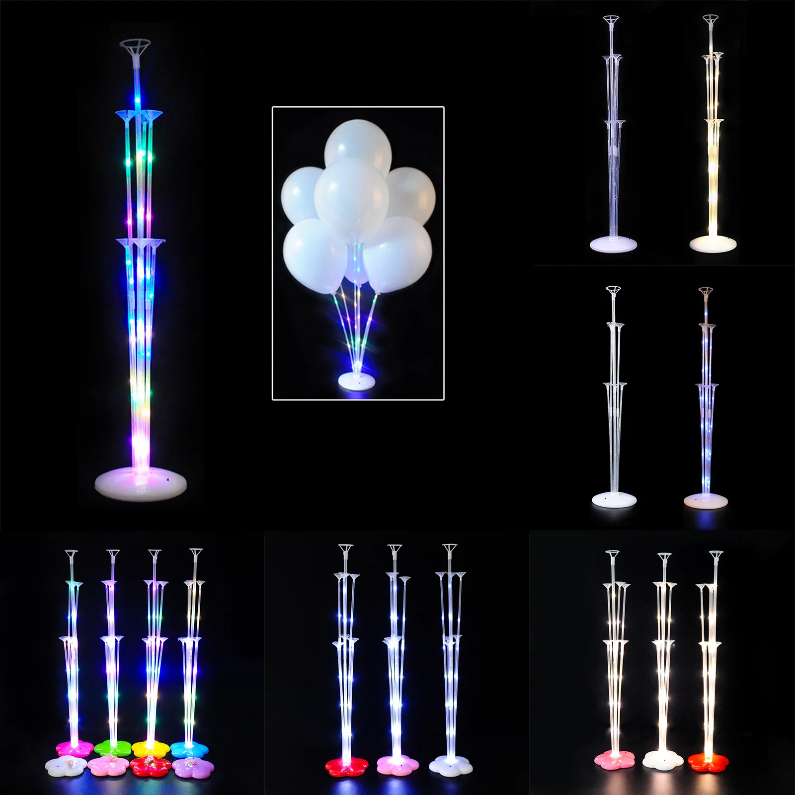 1 PCS LED Light Balloon Column Support Display Stand Table Floating Birthday Party Wedding Decor Balloons Holder Stick Accessory
1 PCS LED Light Balloon Column Support Display Stand Table Floating Birthday Party Wedding Decor Balloons Holder Stick Accessory