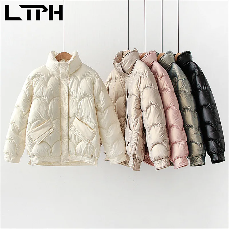 LTPH корейские модные женские парки, однотонные, без стирки, зимняя куртка-пуховик, свободное повседневное теплое пальто с воротником-стойкой...
LTPH корейские модные женские парки, однотонные, без стирки, зимняя куртка-пуховик, свободное повседневное теплое пальто с воротником-стойкой...