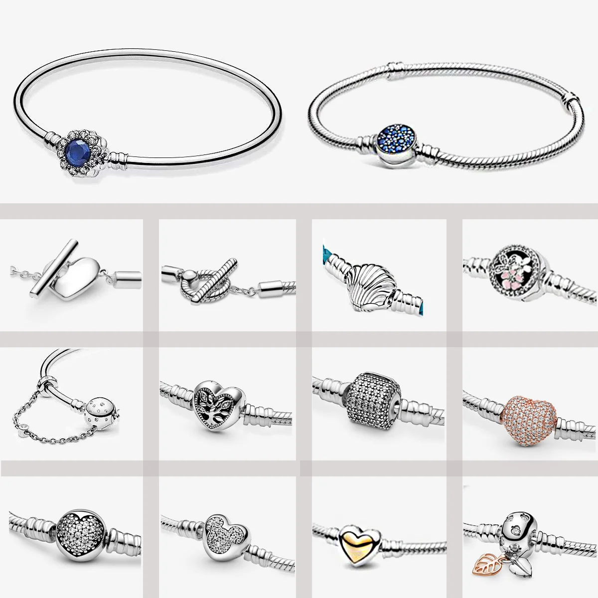 AKIYAMA 925 Sterling Silver Sliding Magnetic Clasp Snake Chain Sparkling Bangle Blue Disc Clasp Bracelet Women Jewelry
AKIYAMA 925 Sterling Silver Sliding Magnetic Clasp Snake Chain Sparkling Bangle Blue Disc Clasp Bracelet Women Jewelry