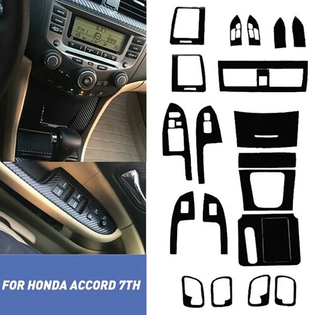 Accessory Interior Sticker Black Car Carbon Fiber For Honda Accord 7th Vinyl Waterproof, sunscreen and anti-high temperature
Accessory Interior Sticker Black Car Carbon Fiber For Honda Accord 7th Vinyl Waterproof, sunscreen and anti-high temperature