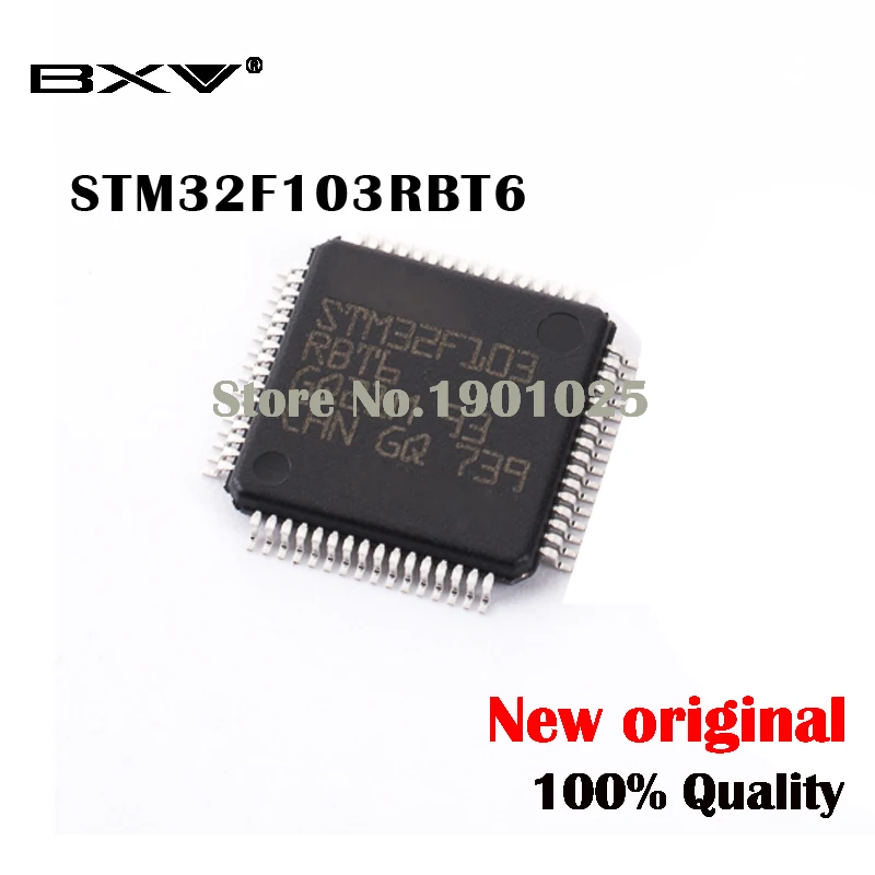 Фото 1 шт./лот STM32F103RBT6 128 Кб телефон MCU Новый и оригинальный IC|Интегральные схемы| |