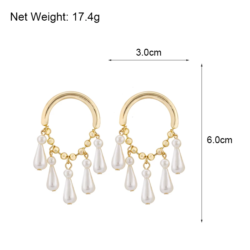 Lifefontier Baroque Simulated Pearl Drop Earring for Women Brincos Geometric Waterdrop Pendant Drop Earrings Punk Metal Jewelry
Lifefontier Baroque Simulated Pearl Drop Earring for Women Brincos Geometric Waterdrop Pendant Drop Earrings Punk Metal Jewelry