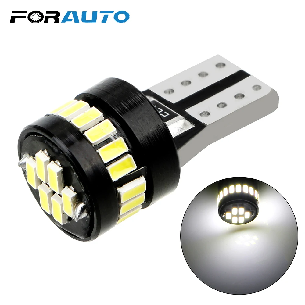 FORAUTO T10 24SMD 3014 Car License Plate Light Parking Lights Car Clearance Lamp White Super Bright Auto Instrument lights
FORAUTO T10 24SMD 3014 Car License Plate Light Parking Lights Car Clearance Lamp White Super Bright Auto Instrument lights
