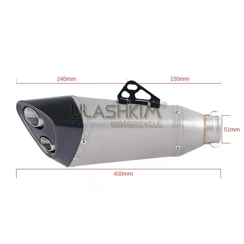 Motorcycle Exhaust Muffler Middle Pipe Full System Slip On For kawasaki NINJA650R ninja650 Z650 VERSYS 650 2017 2018 2019 2020
Motorcycle Exhaust Muffler Middle Pipe Full System Slip On For kawasaki NINJA650R ninja650 Z650 VERSYS 650 2017 2018 2019 2020