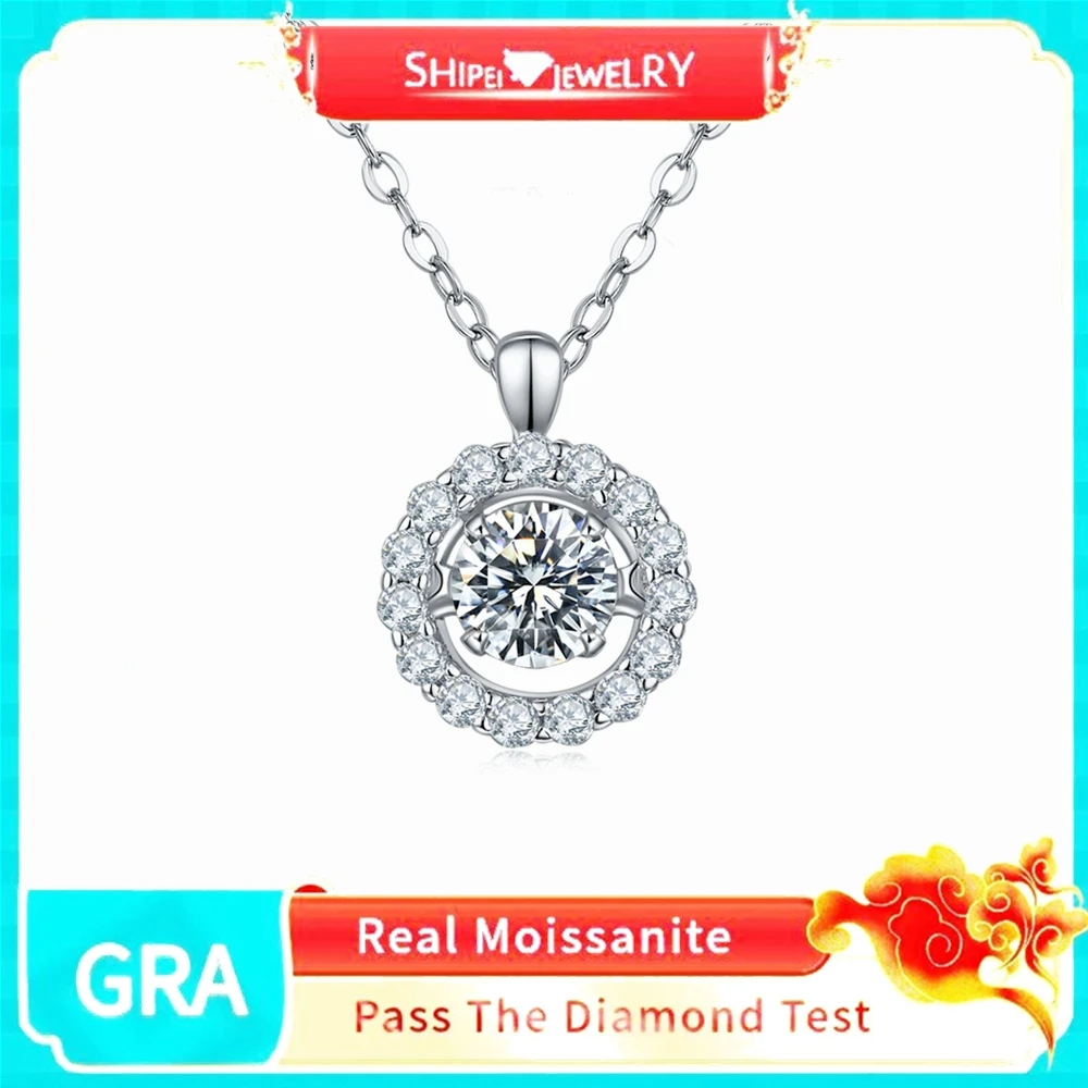 Shipei Luxury Solid 925 Sterling Silver 3EX 0.5CT VVS1 D Color Real Moissanite GRA Diamond Wedding Pendant Necklace Fine Jewelry
Shipei Luxury Solid 925 Sterling Silver 3EX 0.5CT VVS1 D Color Real Moissanite GRA Diamond Wedding Pendant Necklace Fine Jewelry