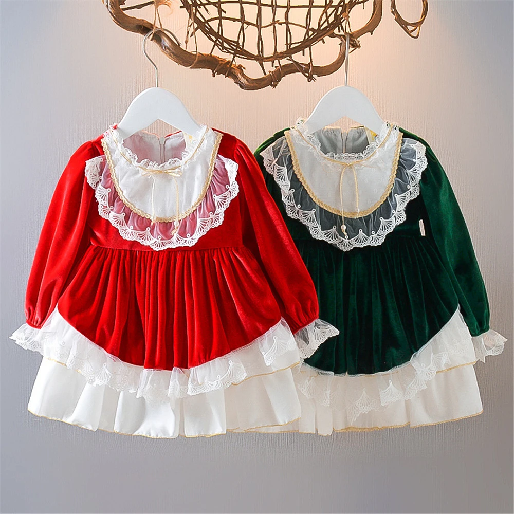 New Baby Girl Dress Autumn Princess Dress Lolita Princess Ball Gown Dress for Girl Birthday Casual Dress Vestidos
New Baby Girl Dress Autumn Princess Dress Lolita Princess Ball Gown Dress for Girl Birthday Casual Dress Vestidos