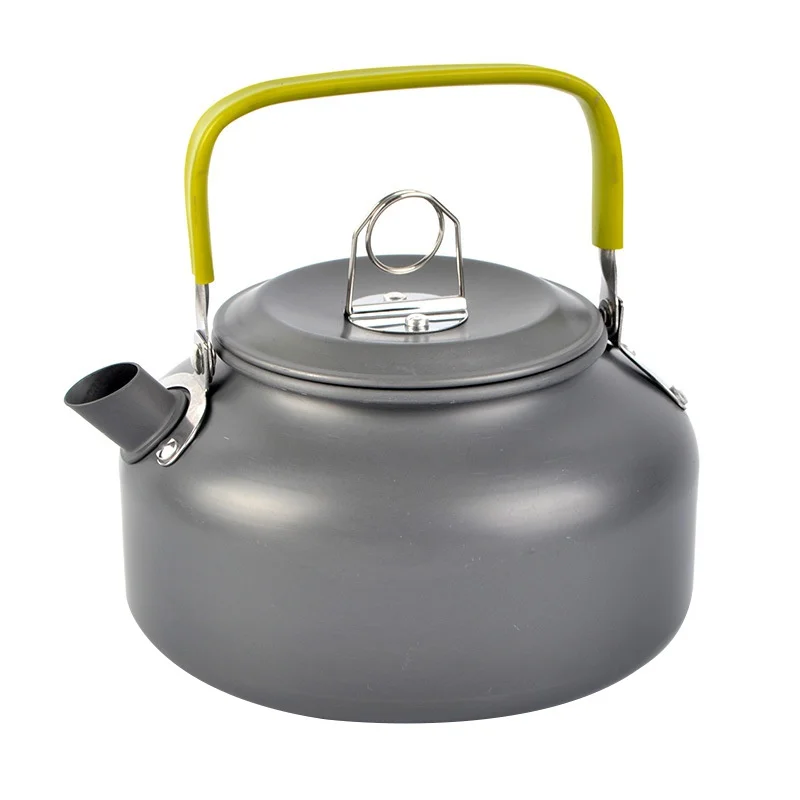 Camping Kettle Aluminum Outdoor Hiking Camp Tea Kettle Lightweight With Silicon Handle
Camping Kettle Aluminum Outdoor Hiking Camp Tea Kettle Lightweight With Silicon Handle