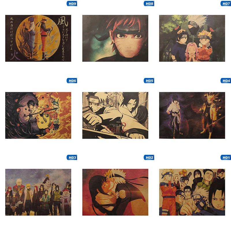New Vintage Poster Classic Anime Naruto Canvas Painting Mural Living Room Bedroom Modern Home Wall Decorative Kids Gifts
New Vintage Poster Classic Anime Naruto Canvas Painting Mural Living Room Bedroom Modern Home Wall Decorative Kids Gifts