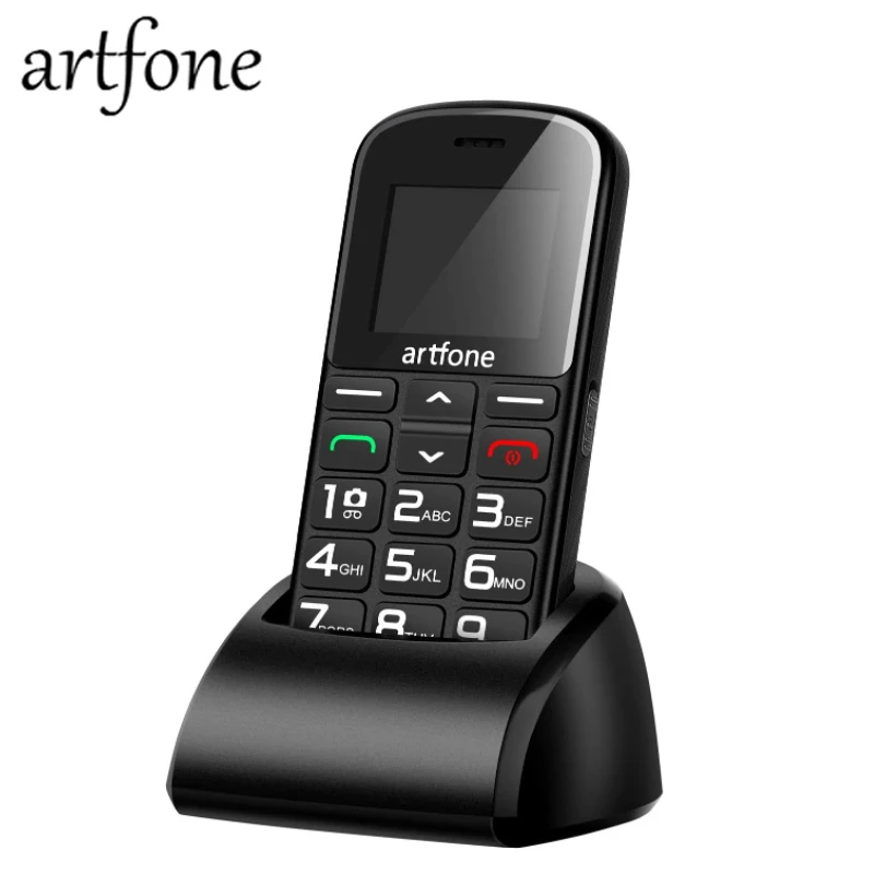 Artfone CS182 Big Button Mobile Phone Senior Unlocked with Dock and 1400mAh Battery. SOS Torch Side Butt | Мобильные телефоны и