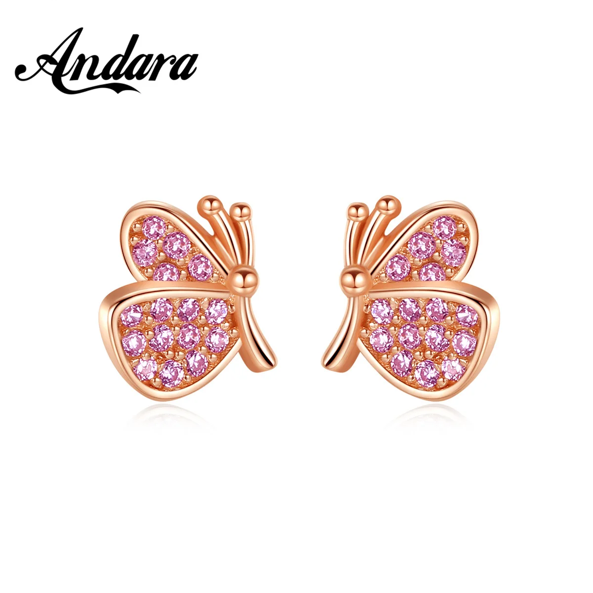 New S925 Sterling Silver Stud Earrings Butterfly Zircon Earrings Jewelry Gifts for Girls
New S925 Sterling Silver Stud Earrings Butterfly Zircon Earrings Jewelry Gifts for Girls