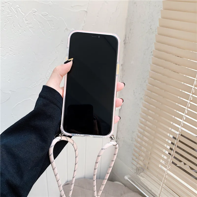 Lanyard Crossbody Transparent Love Heart Phone Case For iPhone 12 Mini 11 Pro MAX XS MAX XR X 8 7 Plus Soft Cover Anti-fall Capa
Lanyard Crossbody Transparent Love Heart Phone Case For iPhone 12 Mini 11 Pro MAX XS MAX XR X 8 7 Plus Soft Cover Anti-fall Capa