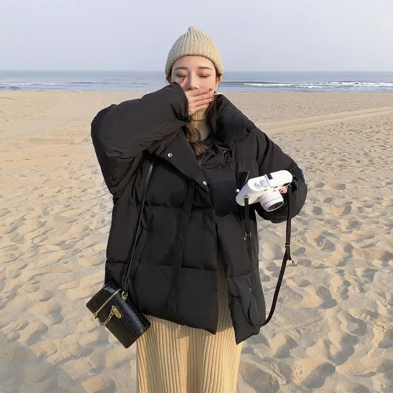 Women Candy Colors Winter Hooded Puffer Jacket Female Loose Long Sleeve Coat Harajuku Warm Oversize Parkas Purple White Green
Women Candy Colors Winter Hooded Puffer Jacket Female Loose Long Sleeve Coat Harajuku Warm Oversize Parkas Purple White Green