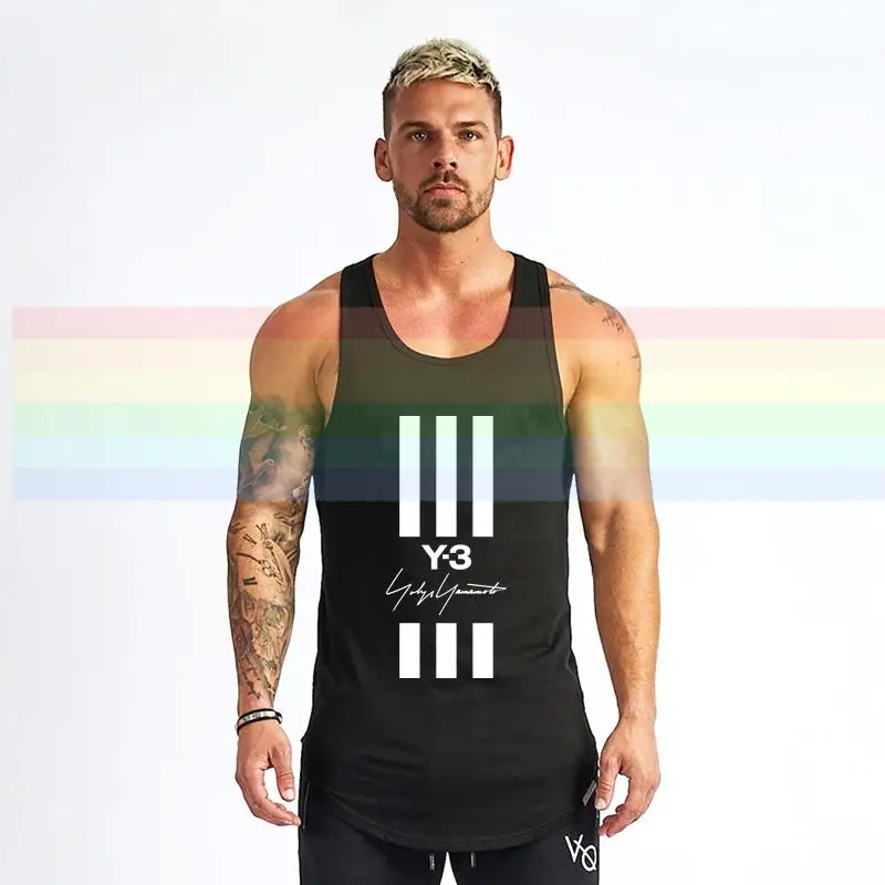 2021 3y johji yamamoto vest gym summer soft Custom Sleeveless Design Your Own Vest cotton Men's Muscle Tee Shirt
2021 3y johji yamamoto vest gym summer soft Custom Sleeveless Design Your Own Vest cotton Men's Muscle Tee Shirt